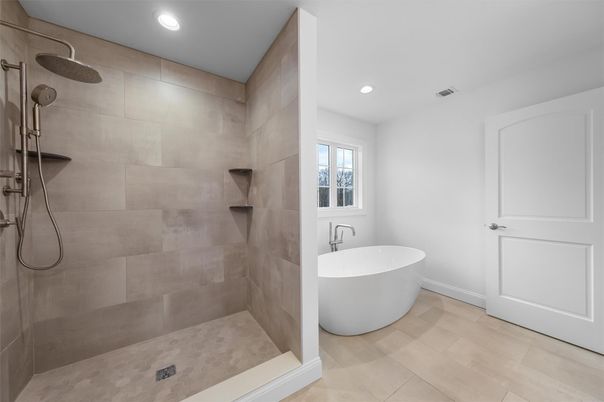 Bathroom, Free Standing Baths, Interior, Recessed Lighting
