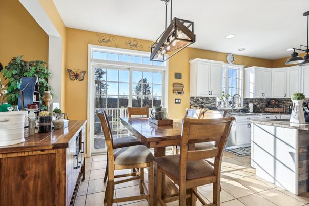 Dining room, Interior, Kitchen, Pendant Lights, Recessed Lighting