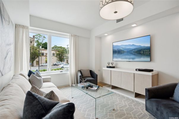 Interior, Living room, Recessed Lighting