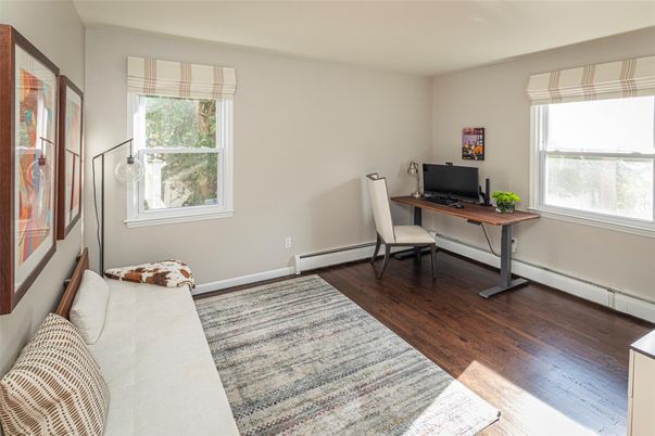 Home Office, Interior, Wood Texture Flooring