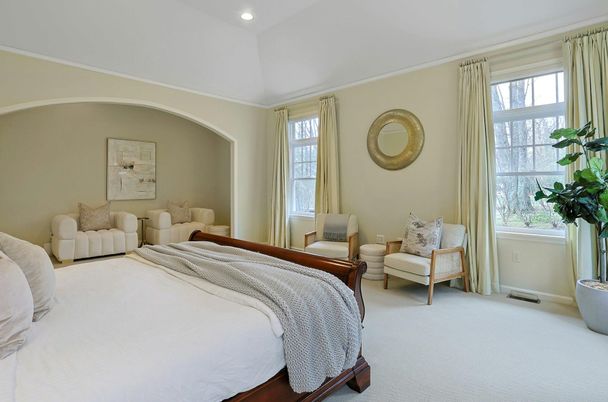 Bedroom, Interior, Recessed Lighting