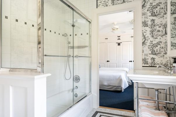Bathroom, Bedroom, Glass Shower, Interior