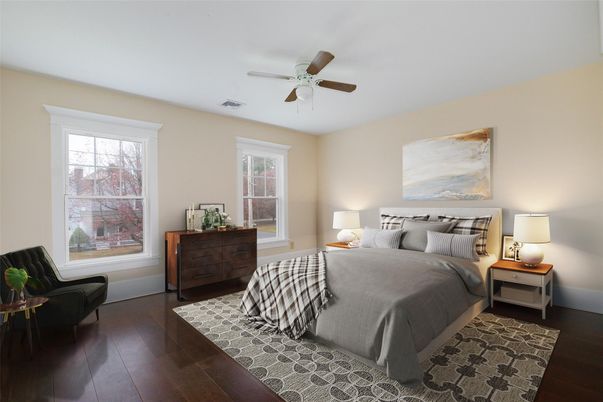 Bedroom, Interior, Wood Texture Flooring