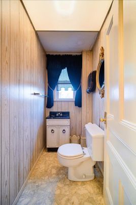 Bathroom, Interior, Wooden Walls