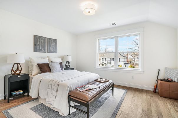 Bedroom, Interior, Wood Texture Flooring