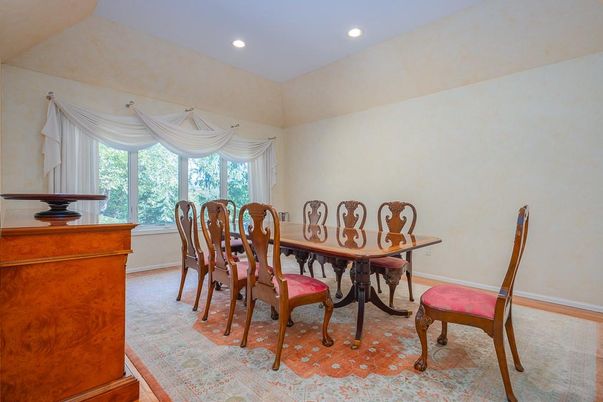 Dining room, Interior, Recessed Lighting
