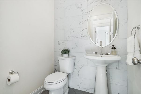 Bathroom, Interior, Marble Walls