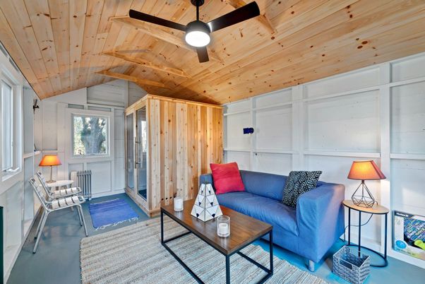 Interior, Living room, Wooden Ceilings, Wooden Walls