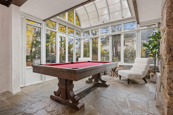 Billiard Table, Game Room, Interior, Sun Room