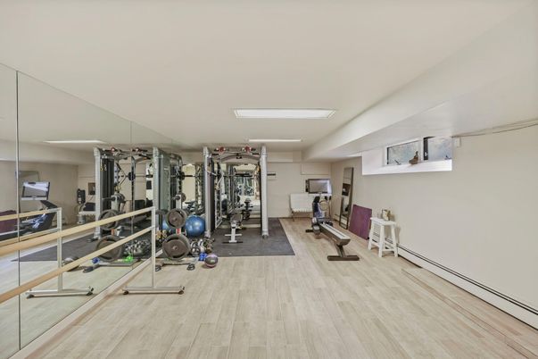 Fitness Equipment, Interior, Wood Texture Flooring