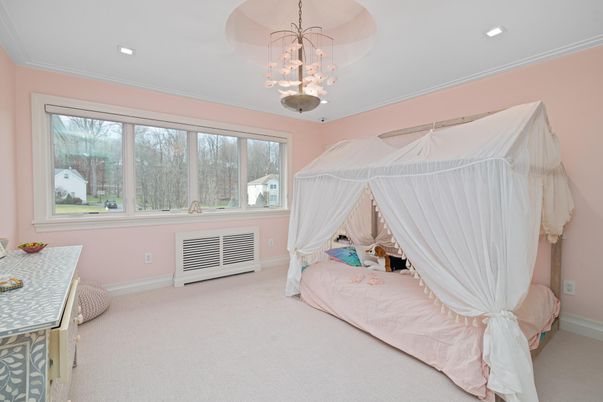 Bedroom, Interior, Pendant Lights, Recessed Lighting
