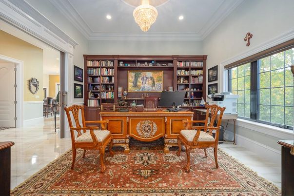 Home Office, Interior, Pendant Lights, Recessed Lighting