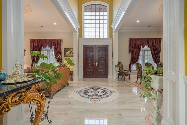 Interior, Marble, Recessed Lighting