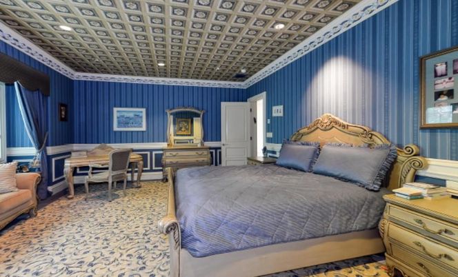 Bedroom, Interior, Recessed Lighting