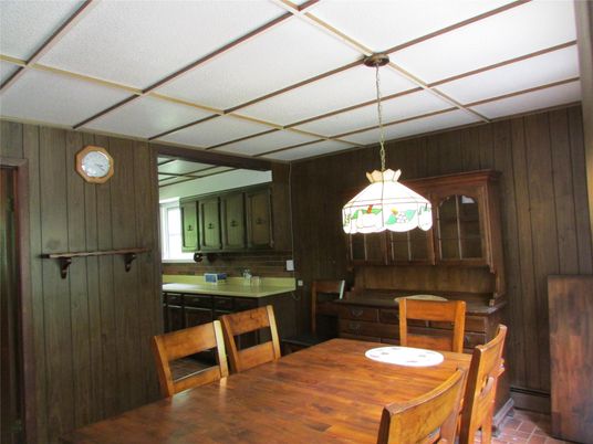 Dining room, Interior, Pendant Lights