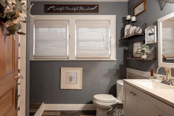 Bathroom, Interior, Wood Texture Flooring
