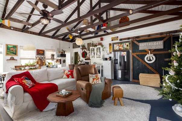 Dining room, Interior, Kitchen, Living room, Wooden Beams