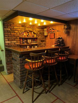 Interior, Stone Walls, Wooden Walls