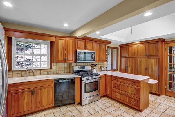 Interior, Kitchen, Recessed Lighting, Stainless Steel Appliances