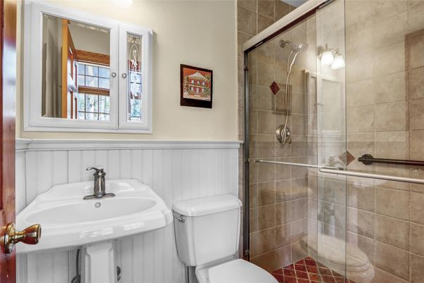 Bathroom, Glass Shower, Interior