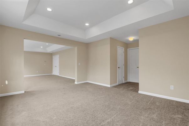 Empty room, Interior, Recessed Lighting