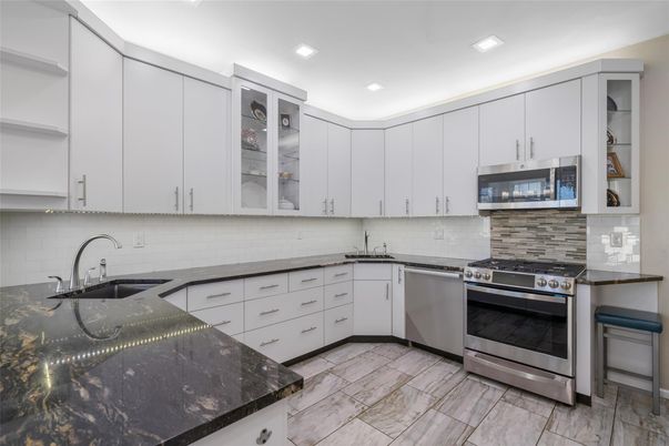Interior, Kitchen, Recessed Lighting, Stainless Steel Appliances