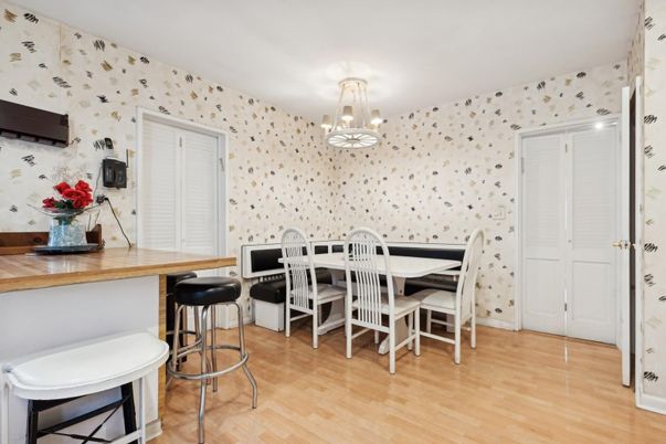 Dining room, Interior, Wood Texture Flooring