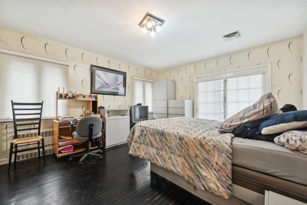 Bedroom, Home Office, Interior, Wood Texture Flooring