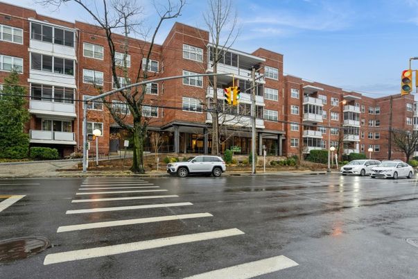 Exterior, Facade, Brick Facade, Condo Building