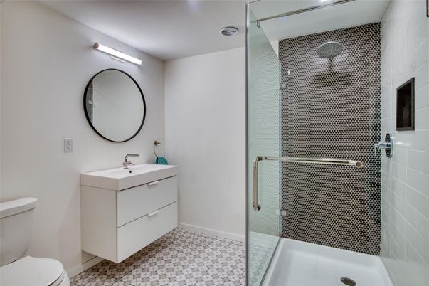 Bathroom, Glass Shower, Interior