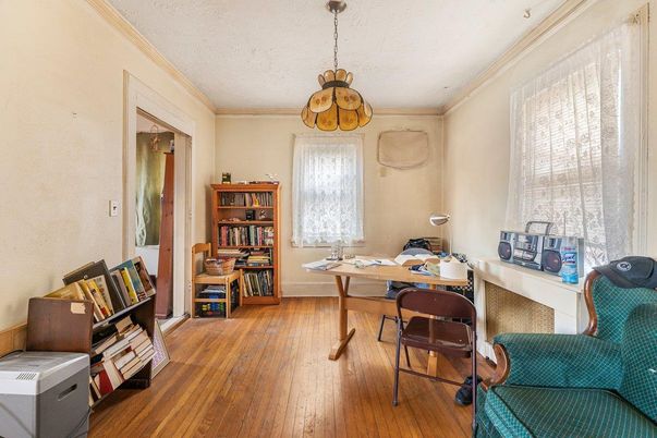 Home Office, Interior, Pendant Lights, Wood Texture Flooring