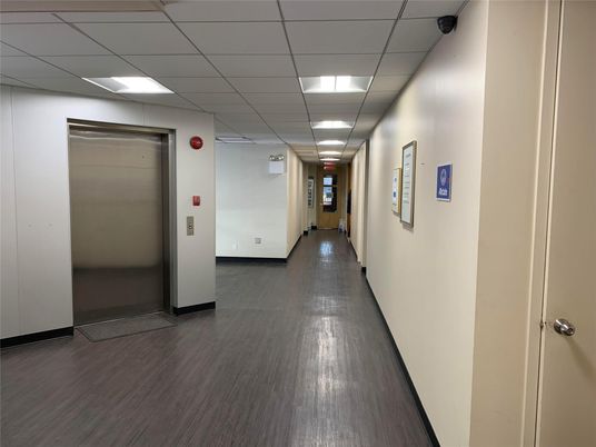 Elevator, Interior, Recessed Lighting, Wood Texture Flooring