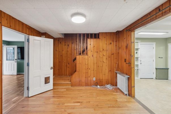 Empty room, Interior, Wood Texture Flooring, Wooden Walls