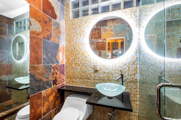 Bathroom, Glass Shower, Interior