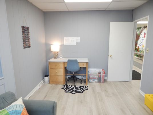 Home Office, Interior, Wood Texture Flooring