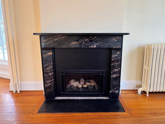 Fireplace, Interior, Wood Texture Flooring