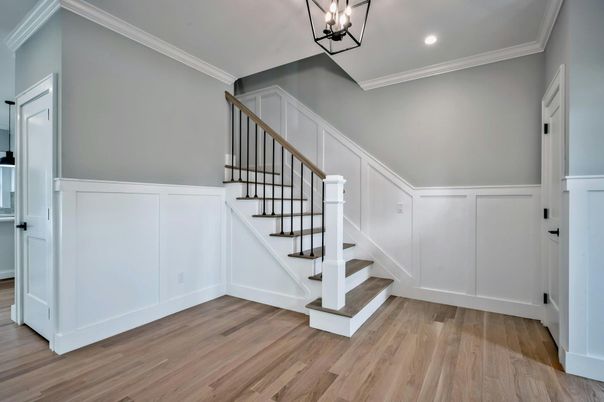 Interior, Pendant Lights, Recessed Lighting, Wood Texture Flooring