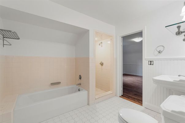 Bathroom, Interior, Wood Texture Flooring