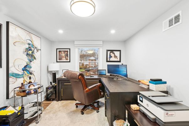 Home Office, Interior, Recessed Lighting