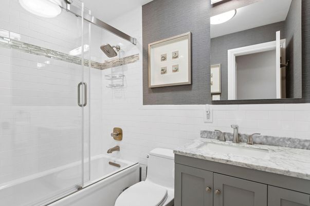 Bathroom, Glass Shower, Interior