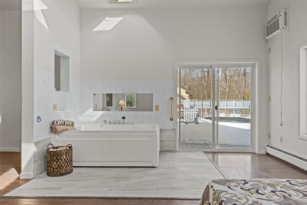 Bathroom, Interior, Wood Texture Flooring