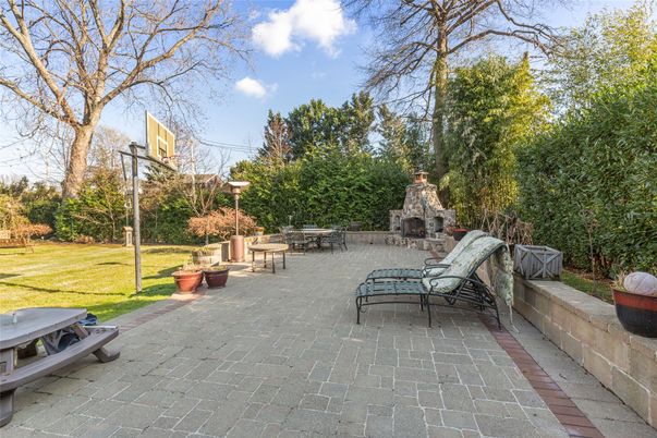 Backyard, Exterior, Fireplace