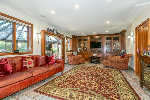 Interior, Living room, Recessed Lighting