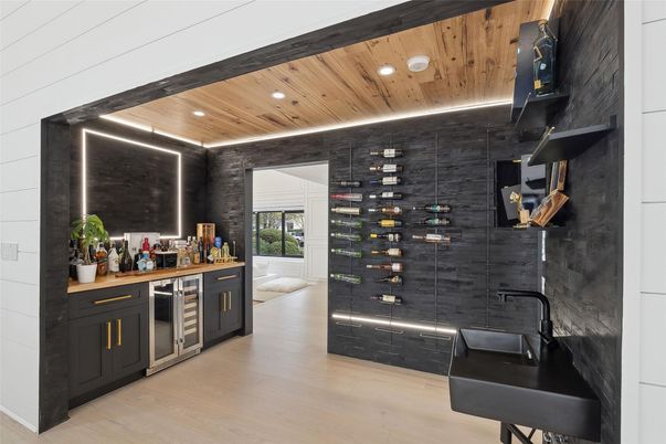Interior, Recessed Lighting, Wine Storage, Wooden Ceilings, Wood Texture Flooring