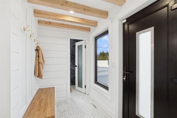 Interior, Recessed Lighting, Wooden Beams, Wood Texture Flooring