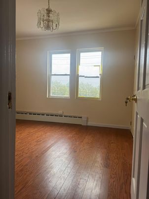 Chandelier, Empty room, Interior, Wood Texture Flooring