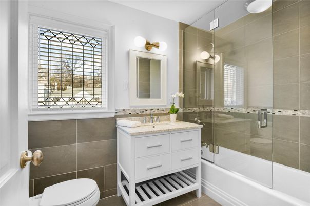 Bathroom, Glass Shower, Interior