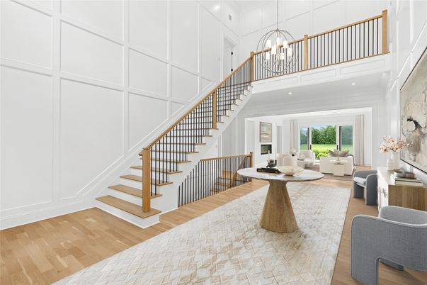 Chandelier, Interior, Living room, Pendant Lights, Wood Texture Flooring