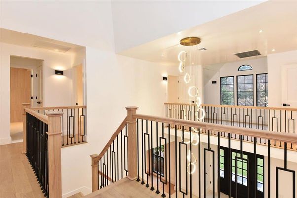 Interior, Pendant Lights, Recessed Lighting, Wood Texture Flooring