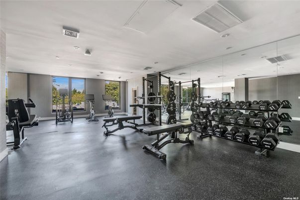Fitness Equipment, Gym, Interior, Recessed Lighting